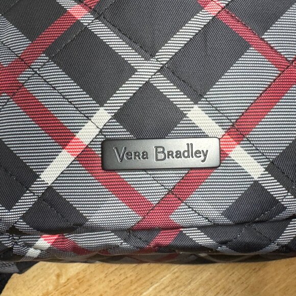Vera Bradley Campus Backpack in Paris Plaid NWT Performance Twill - Picture 10 of 12